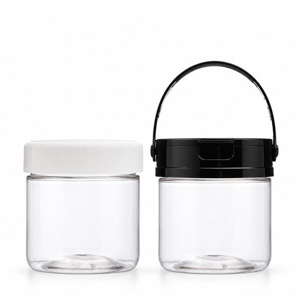식품 라운드 광구 400ml 투명