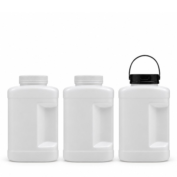 식품 사각 광구 4,000ml BB형 백색