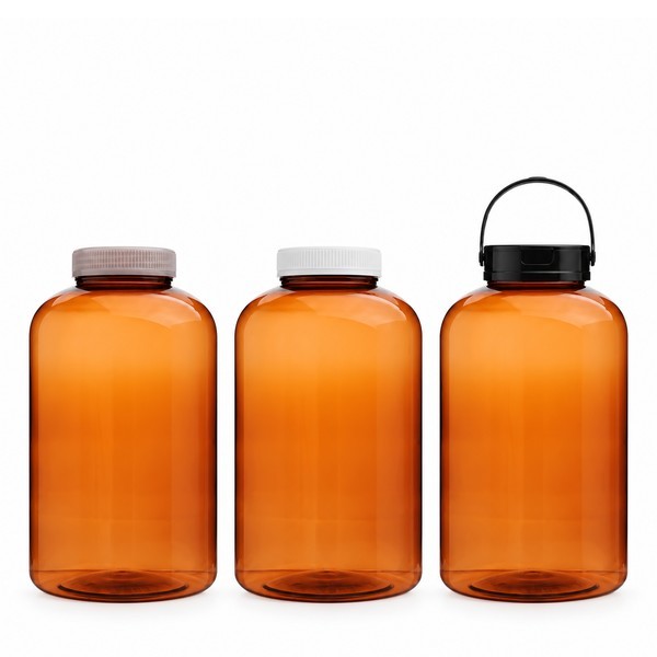 식품 원통 광구 4,500ml AA형 갈색