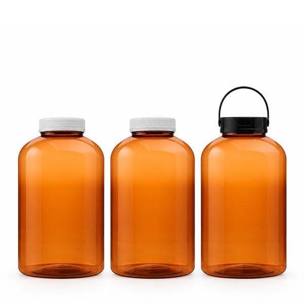 식품 원통 광구 5,000ml AA형 갈색