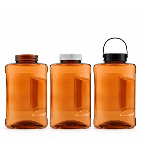 식품 사각 광구 5,000ml BB형 갈색