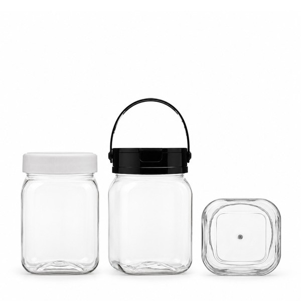 식품 사각 광구 700ml 둥근 사각 투명