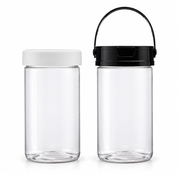 식품 라운드 광구 750ml 투명