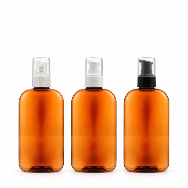 에센스 펌프 200ml 사각 갈색