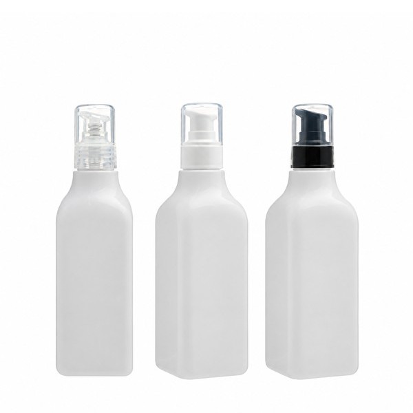 에센스 펌프 250ml 사각 백색