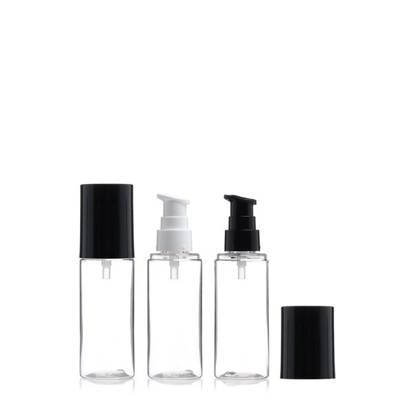 에센스 펌프 70ml 투명 검정오버캡