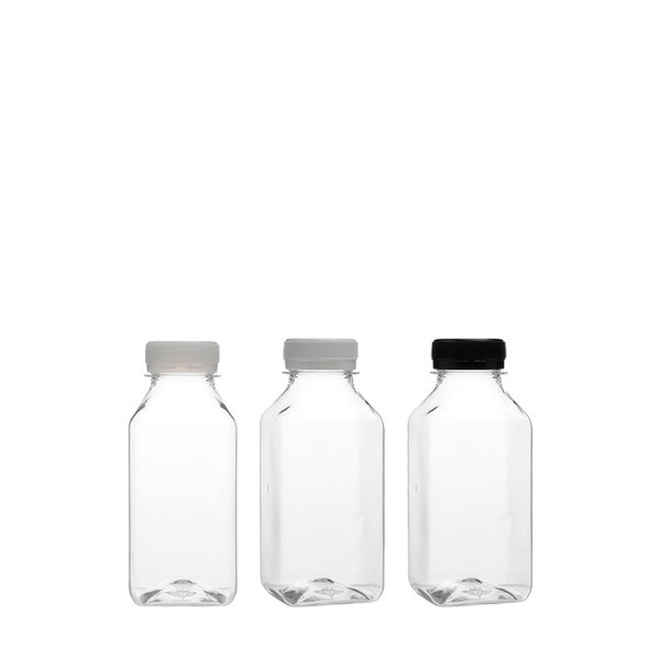 쥬스음료 300ml 둥근 사각 투명