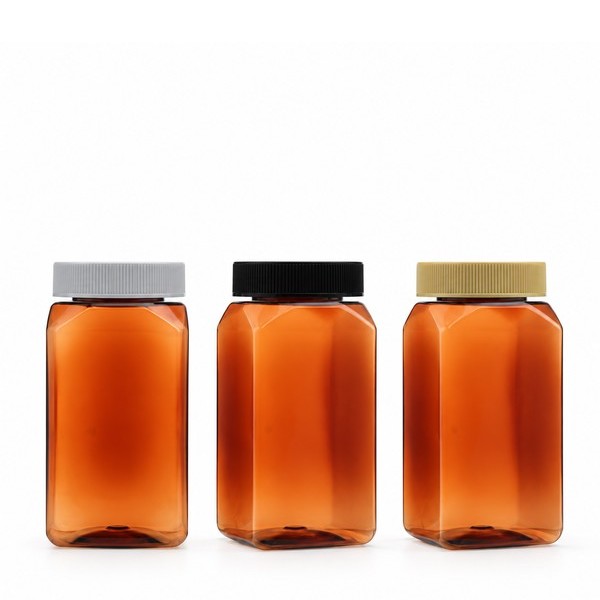 기본캡 500ml 사각 갈색