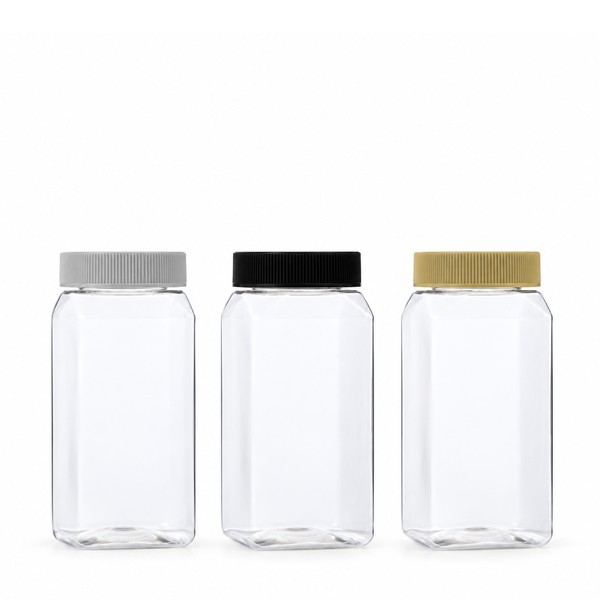 기본캡 500ml 사각 투명