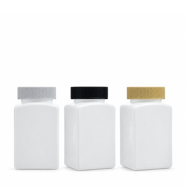 기본캡 125ml 사각 백색