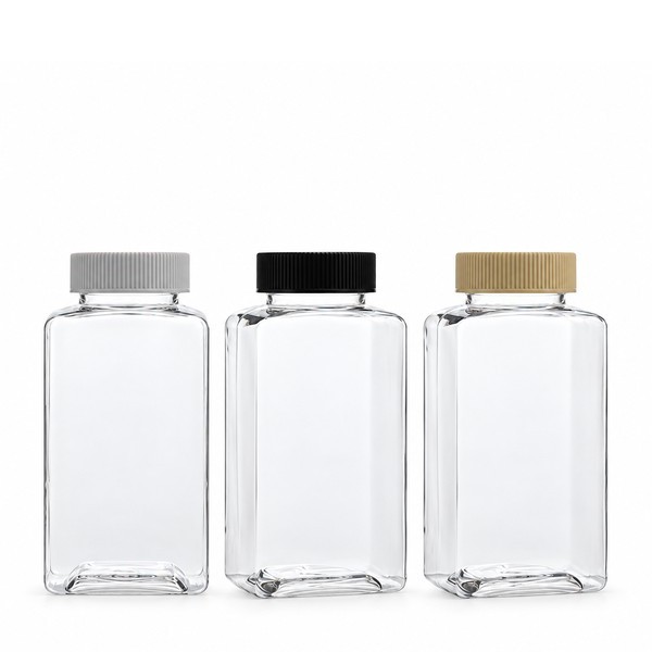 기본캡 200ml 사각 투명