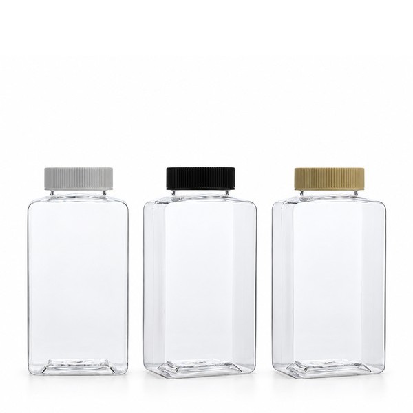 기본캡 250ml 사각 투명