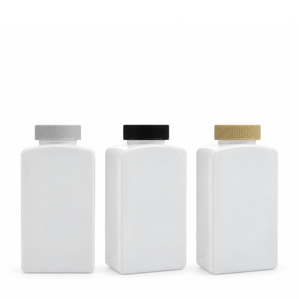 기본캡 300ml 사각 백색