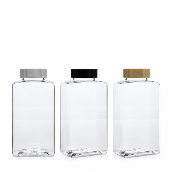 기본캡 300ml 사각 투명