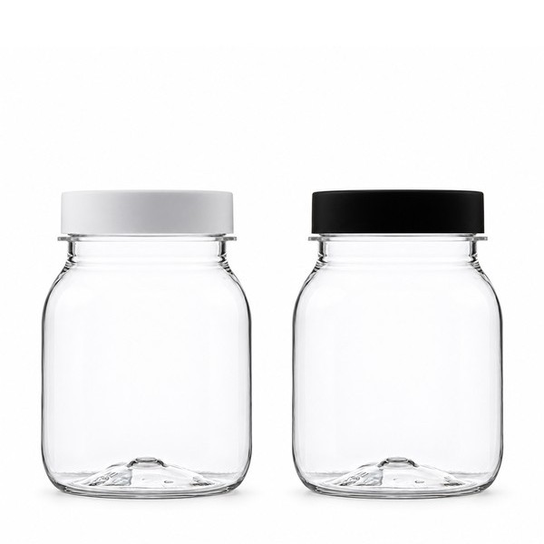 식품 잼·꿀·소스 광구 400ml 항아리 투명