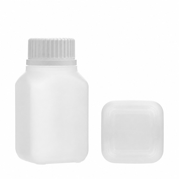 안전캡 용기 200ml 사각 원색