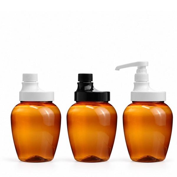 PU캡 1,200ml 항아리 갈색
