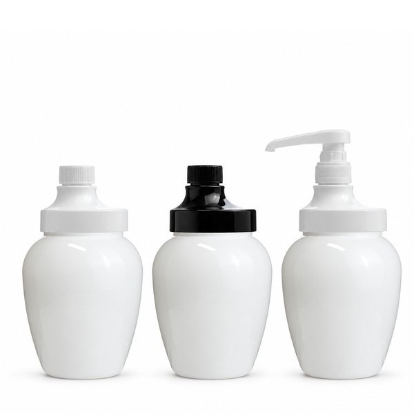 PU캡 1,200ml 항아리 백색