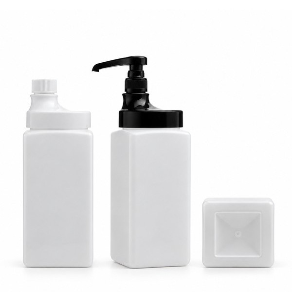 PU캡 1,500ml 사각 백색
