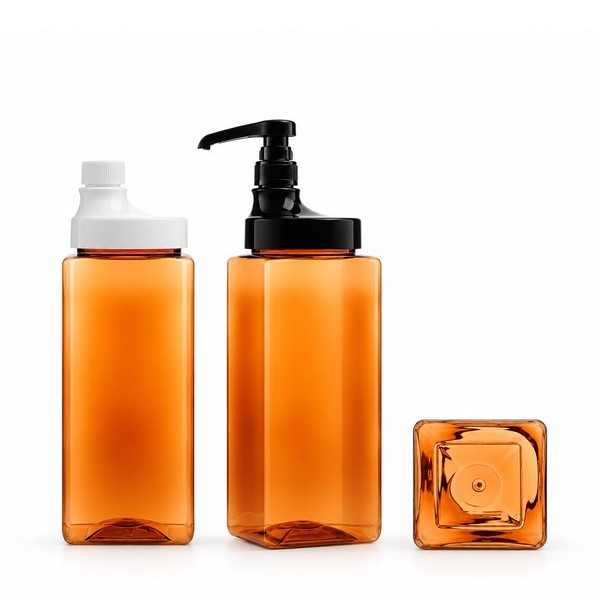 PU캡 1,800ml 사각 갈색