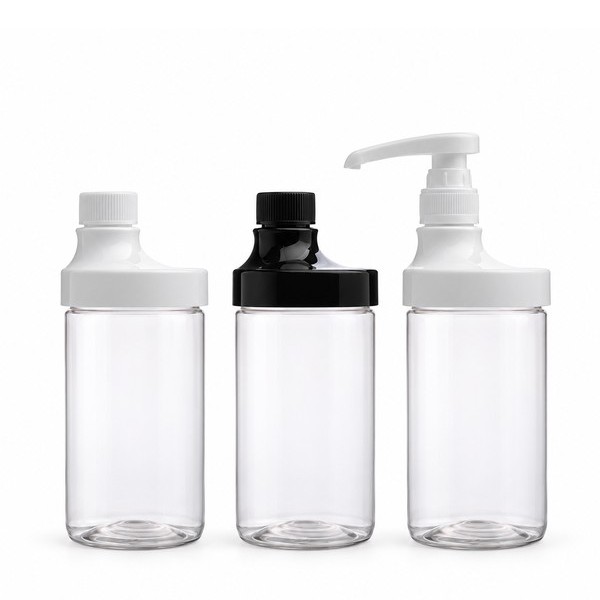 PU캡 750ml 라운드 투명