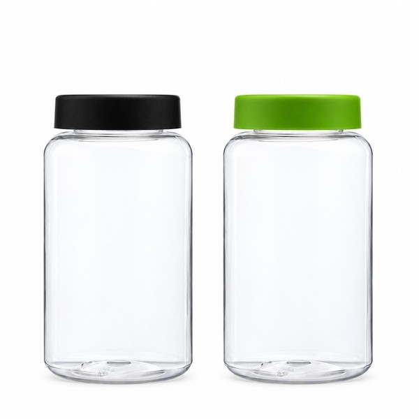 라운드 캡 500ml 투명