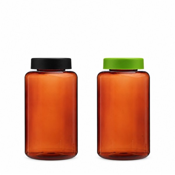 라운드 캡 700ml 갈색