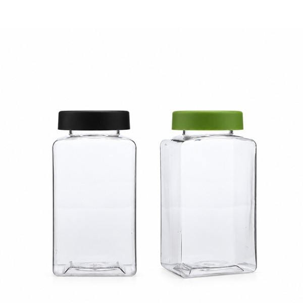 라운드 캡 400ml 사각 투명