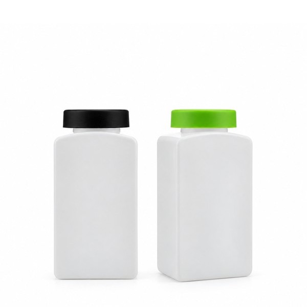 라운드 캡 500ml 사각 백색